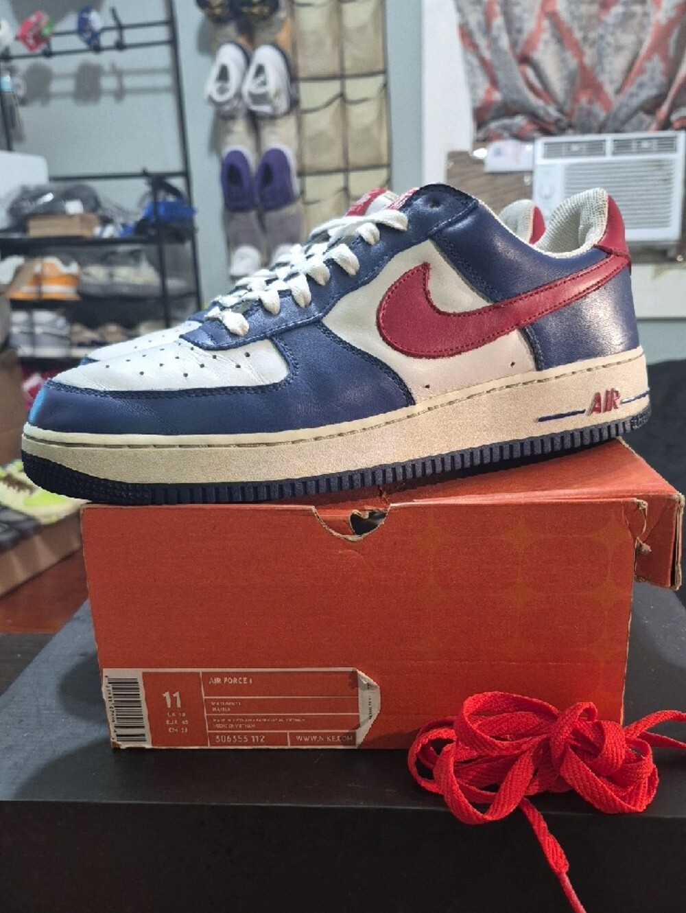 Nike Air Force 1 Low "Independence Day" (2004) Mens 11 EUC - Picture 2 of 12